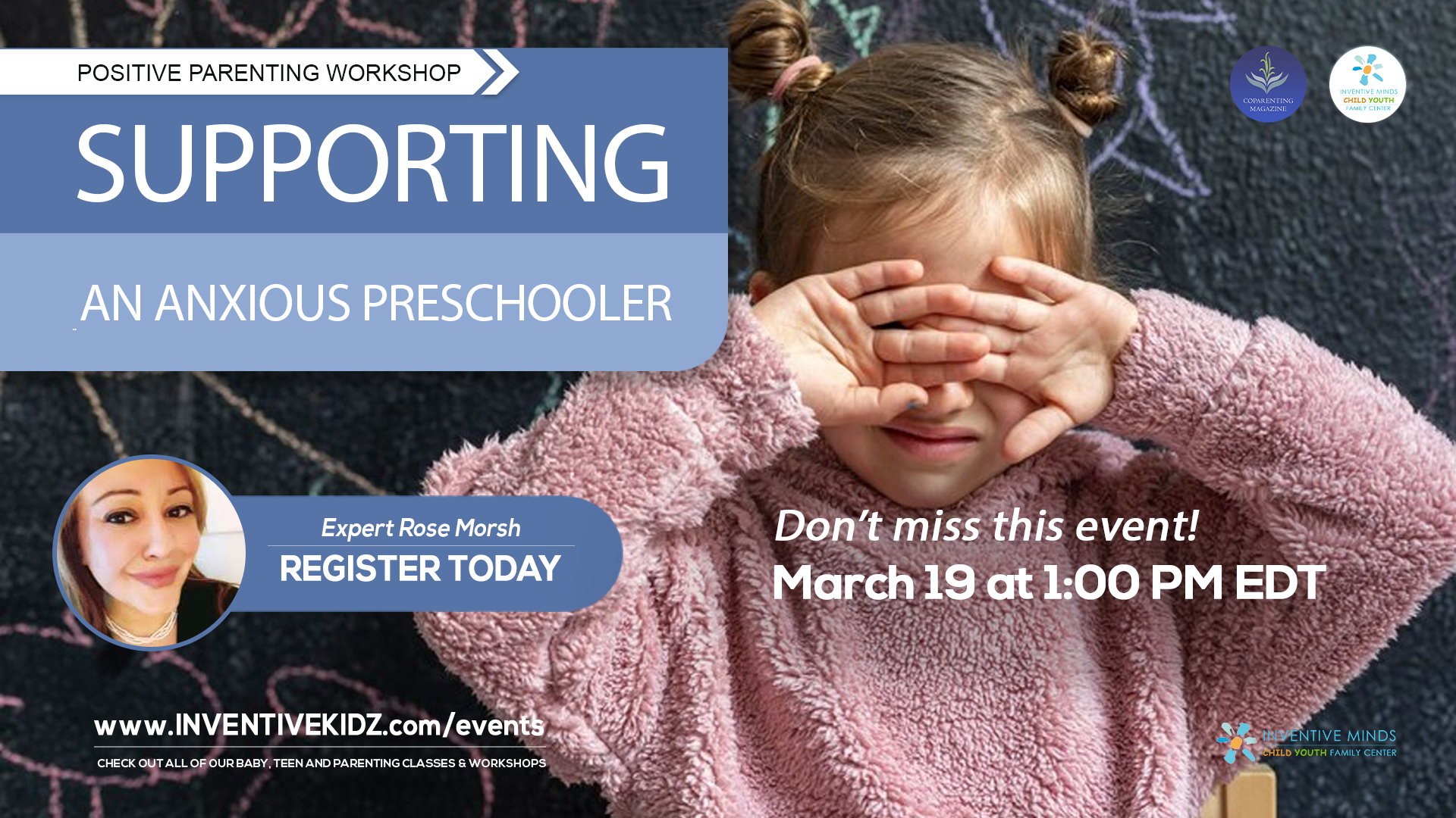 Supporting an Anxious Preschooler | Inventive Minds Kidz Academy Event Featured Image